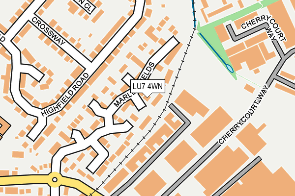 LU7 4WN map - OS OpenMap – Local (Ordnance Survey)