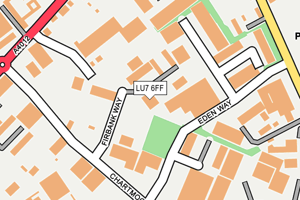 LU7 6FF map - OS OpenMap – Local (Ordnance Survey)