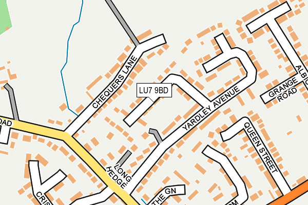 LU7 9BD map - OS OpenMap – Local (Ordnance Survey)