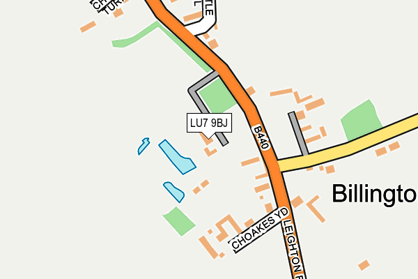 LU7 9BJ map - OS OpenMap – Local (Ordnance Survey)