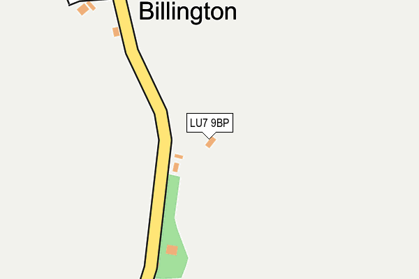 LU7 9BP map - OS OpenMap – Local (Ordnance Survey)