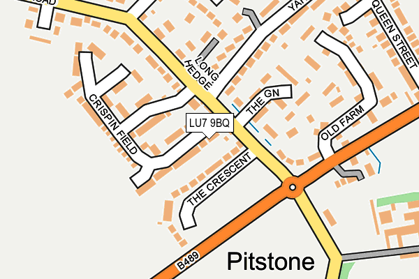 LU7 9BQ map - OS OpenMap – Local (Ordnance Survey)