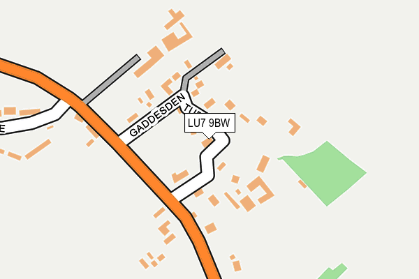 LU7 9BW map - OS OpenMap – Local (Ordnance Survey)