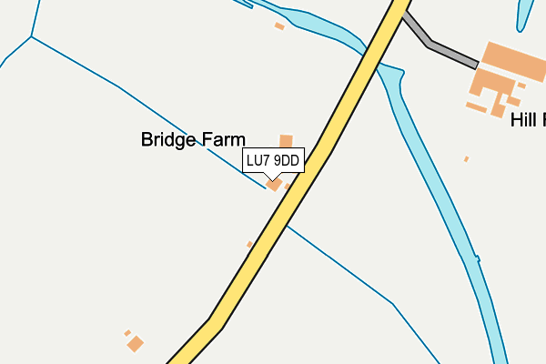 LU7 9DD map - OS OpenMap – Local (Ordnance Survey)