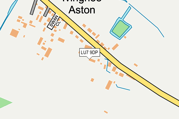 LU7 9DP map - OS OpenMap – Local (Ordnance Survey)