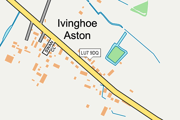 LU7 9DQ map - OS OpenMap – Local (Ordnance Survey)