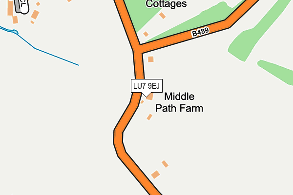 LU7 9EJ map - OS OpenMap – Local (Ordnance Survey)