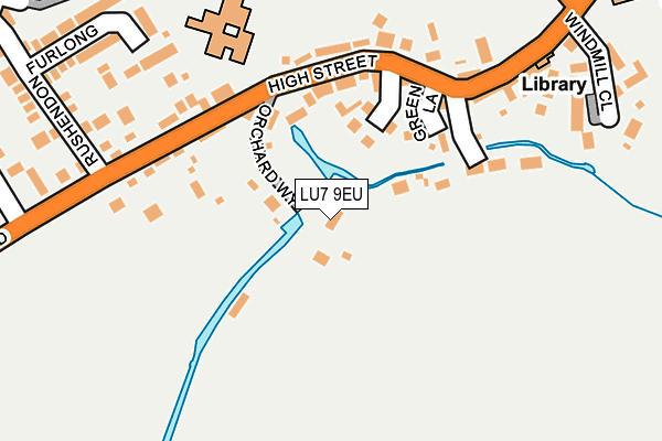 LU7 9EU map - OS OpenMap – Local (Ordnance Survey)