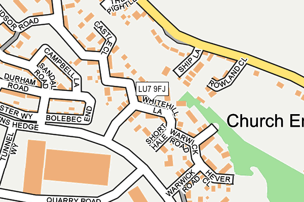 LU7 9FJ map - OS OpenMap – Local (Ordnance Survey)