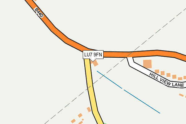 LU7 9FN map - OS OpenMap – Local (Ordnance Survey)