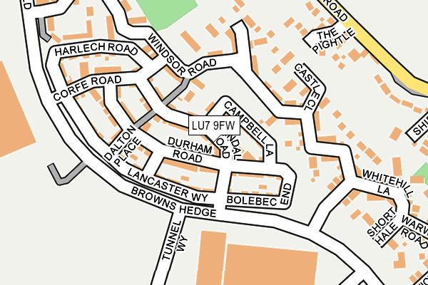 LU7 9FW map - OS OpenMap – Local (Ordnance Survey)