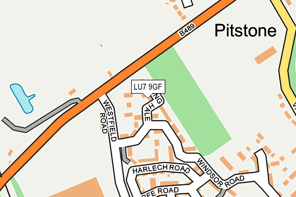 LU7 9GF map - OS OpenMap – Local (Ordnance Survey)