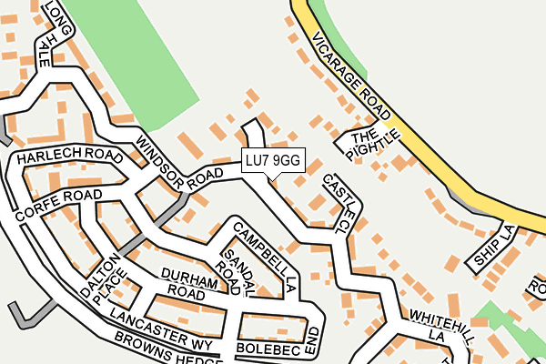 LU7 9GG map - OS OpenMap – Local (Ordnance Survey)