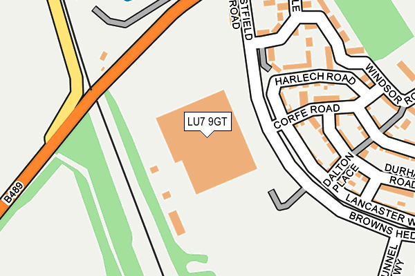 LU7 9GT map - OS OpenMap – Local (Ordnance Survey)