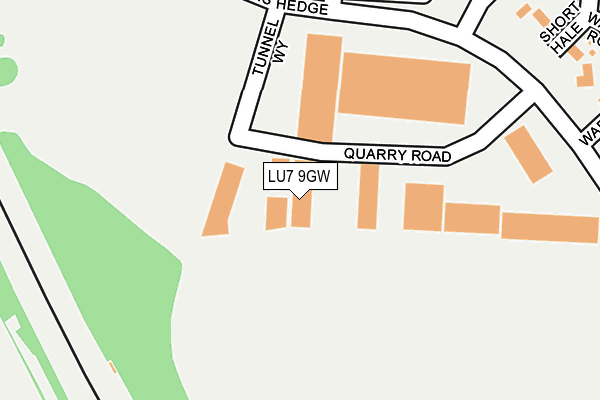 LU7 9GW map - OS OpenMap – Local (Ordnance Survey)