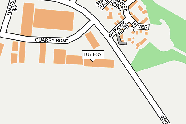 LU7 9GY map - OS OpenMap – Local (Ordnance Survey)
