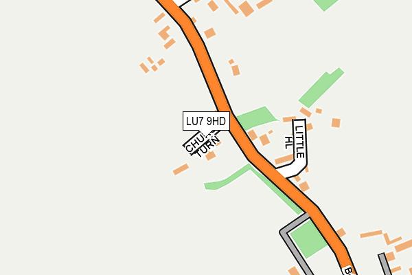 LU7 9HD map - OS OpenMap – Local (Ordnance Survey)