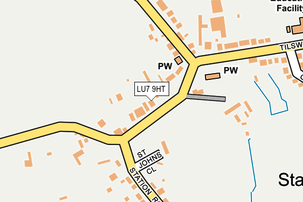 LU7 9HT map - OS OpenMap – Local (Ordnance Survey)