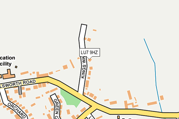 LU7 9HZ map - OS OpenMap – Local (Ordnance Survey)