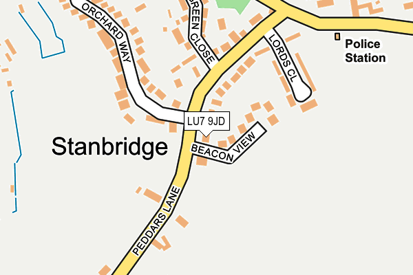 Map of STANBRIDGE HOMES LIMITED at local scale