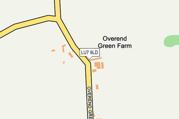 LU7 9LD map - OS OpenMap – Local (Ordnance Survey)
