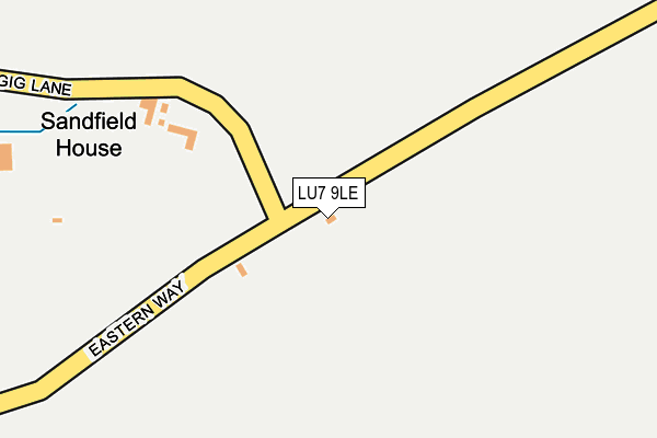 LU7 9LE map - OS OpenMap – Local (Ordnance Survey)