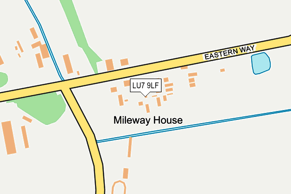 LU7 9LF map - OS OpenMap – Local (Ordnance Survey)