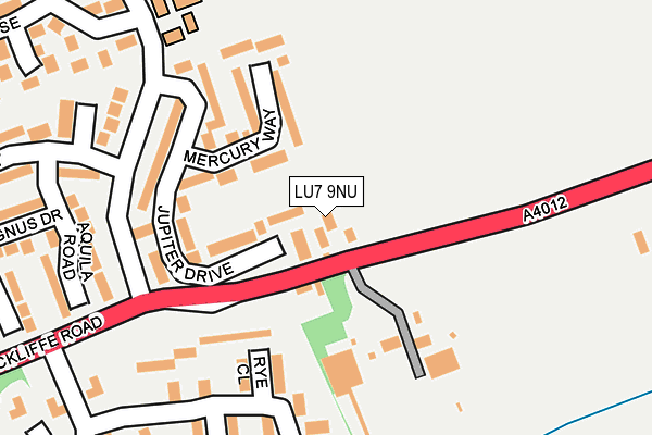 LU7 9NU map - OS OpenMap – Local (Ordnance Survey)