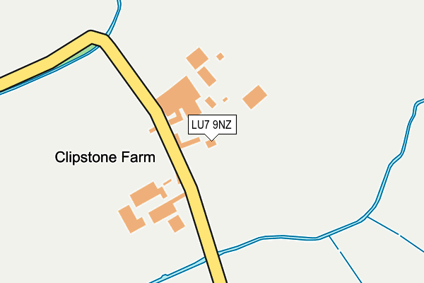 LU7 9NZ map - OS OpenMap – Local (Ordnance Survey)