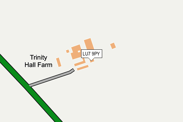 LU7 9PY map - OS OpenMap – Local (Ordnance Survey)