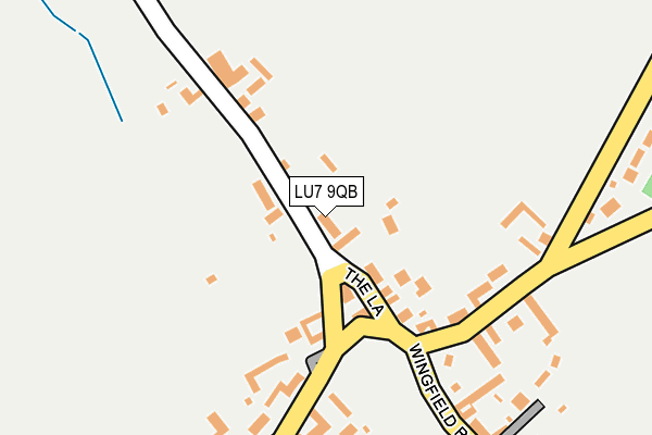 LU7 9QB map - OS OpenMap – Local (Ordnance Survey)