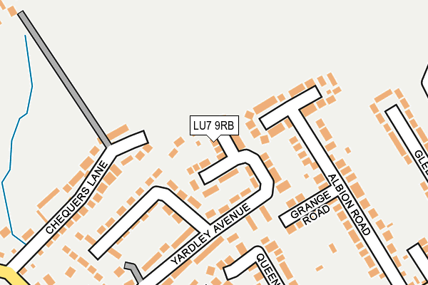 LU7 9RB map - OS OpenMap – Local (Ordnance Survey)