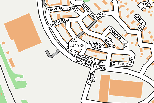 LU7 9RH map - OS OpenMap – Local (Ordnance Survey)