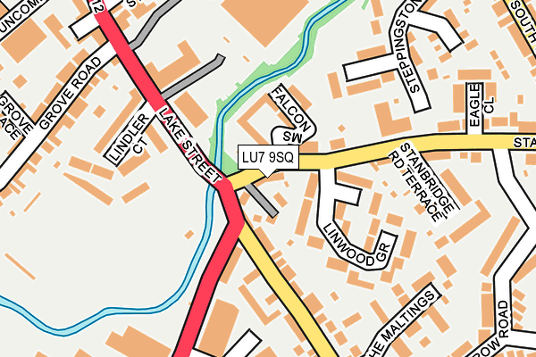 LU7 9SQ map - OS OpenMap – Local (Ordnance Survey)