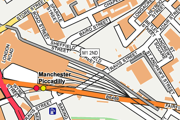M1 2ND map - OS OpenMap – Local (Ordnance Survey)