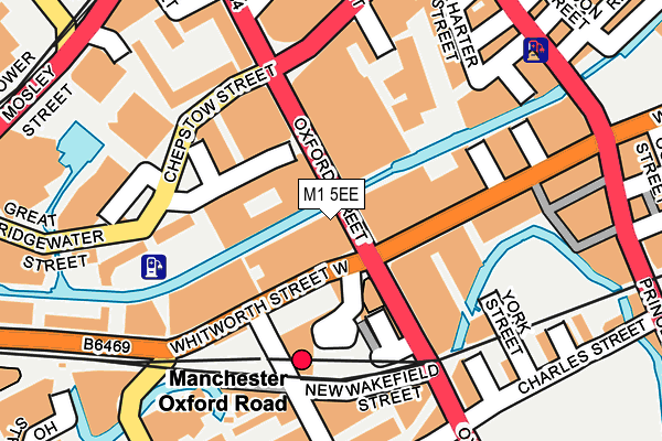 M1 5EE map - OS OpenMap – Local (Ordnance Survey)