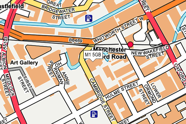 M1 5GB map - OS OpenMap – Local (Ordnance Survey)