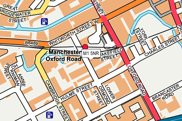 M1 5NR map - OS OpenMap – Local (Ordnance Survey)