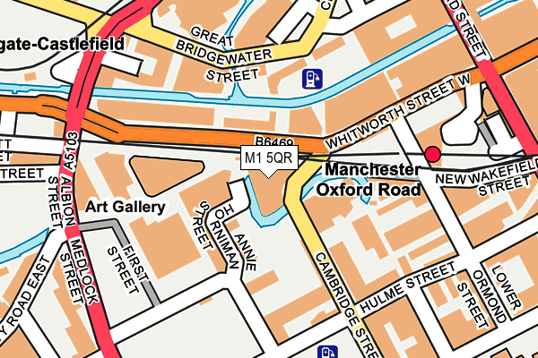 M1 5QR map - OS OpenMap – Local (Ordnance Survey)