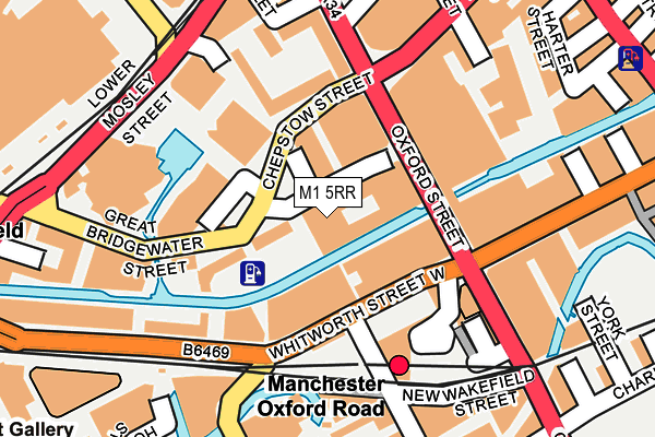 M1 5RR map - OS OpenMap – Local (Ordnance Survey)
