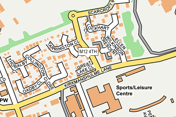 M12 4TH map - OS OpenMap – Local (Ordnance Survey)