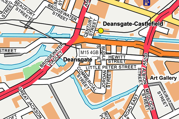 M15 4GB map - OS OpenMap – Local (Ordnance Survey)