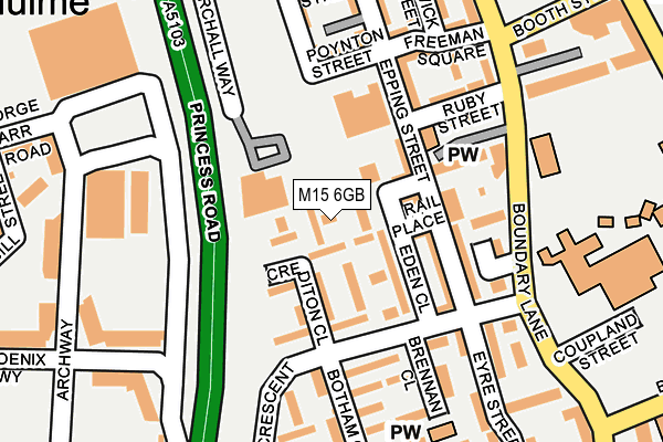 M15 6GB map - OS OpenMap – Local (Ordnance Survey)