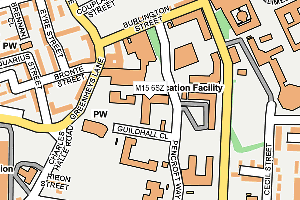 M15 6SZ map - OS OpenMap – Local (Ordnance Survey)