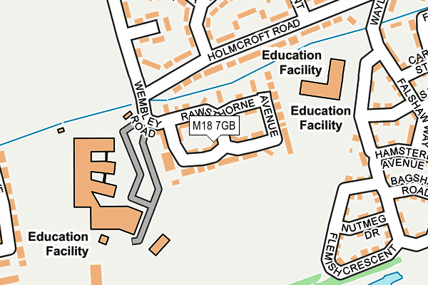 M18 7GB map - OS OpenMap – Local (Ordnance Survey)