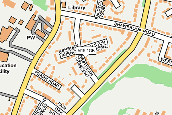 M19 1GB map - OS OpenMap – Local (Ordnance Survey)