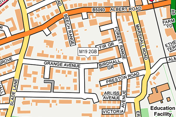 M19 2GB map - OS OpenMap – Local (Ordnance Survey)