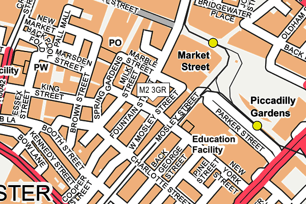 M2 3GR map - OS OpenMap – Local (Ordnance Survey)