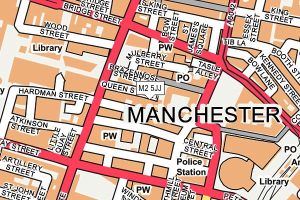 M2 5JJ map - OS OpenMap – Local (Ordnance Survey)