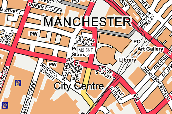 M2 5NT map - OS OpenMap – Local (Ordnance Survey)